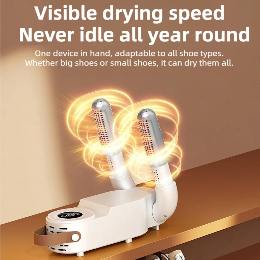 TINSOL Nuovo Touch Screen Pieghevole Asciuga Scarpe Riscaldamento Veloce Sterilizzazione Riscaldatore Calzini Asciugatrice Scarpa Deodorante Aria Calda Deumidificatore