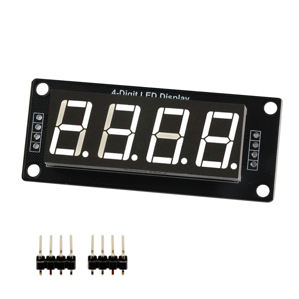 TM1637 LED Digital Display Screen Module 4 Digit 7 Segment 65.9*27.3*12mm Clock Indicator Tube Board Red Blue Green Yellow White