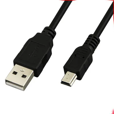USB 2.0 Male to Mini USB B Type 5pin 90 Degree Up & Down & Left & Right Angled Male Data Cable 0.25m/0.5m/1.8m/5m