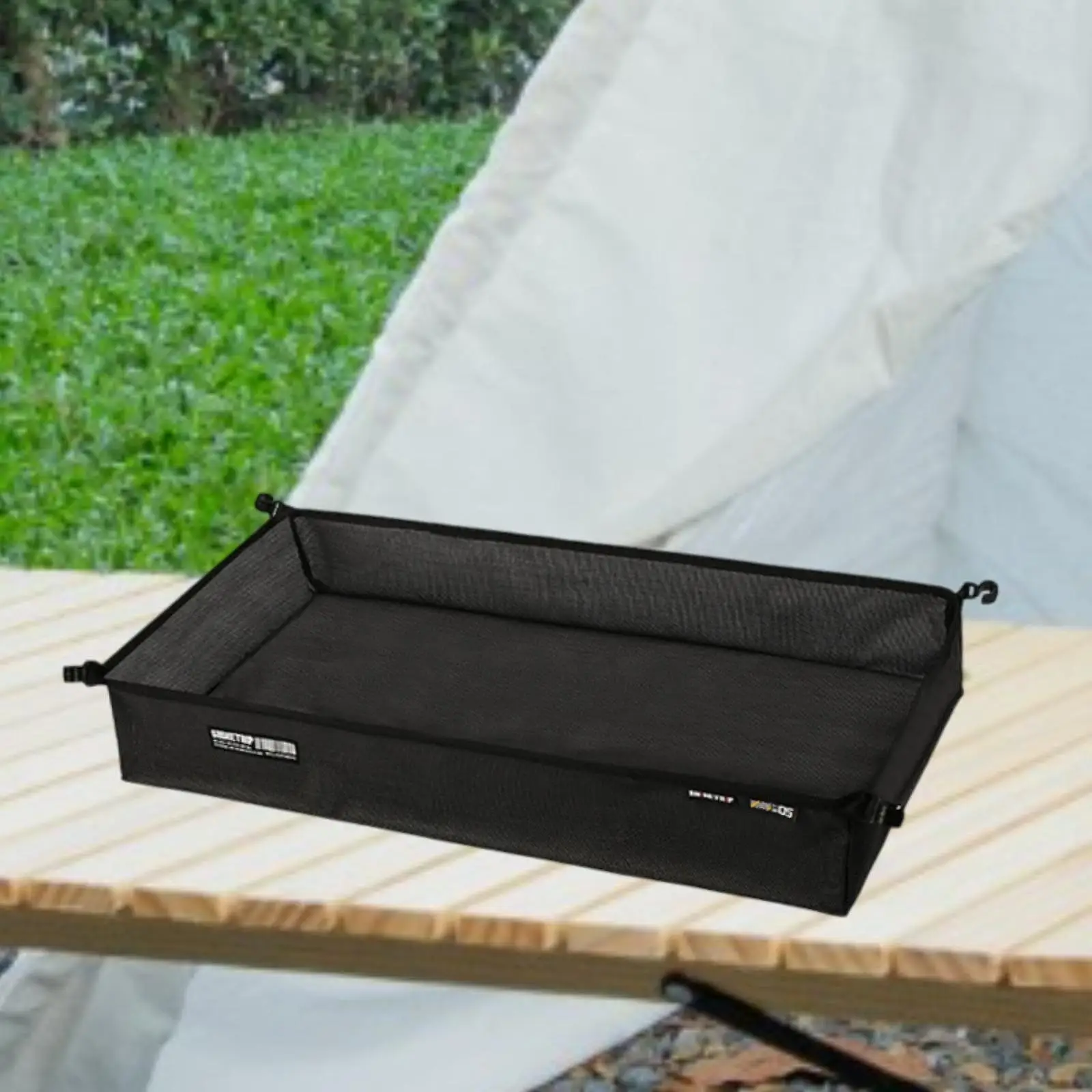 

Under Table Storage Bag Camping Equipment Organizer Large Storage Space Picnic Table Organizer Pouch Camping Table Rack Bag