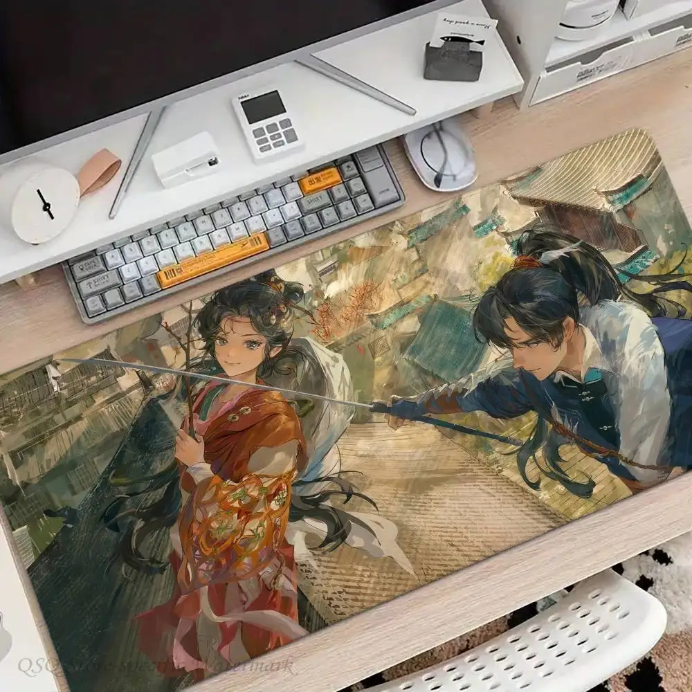 Paper Heron Anime Reverse 1999 Mousepad Non-slip Suitable For Office Computers Laptops E-sports Game Desk Mats XXL Keyboard