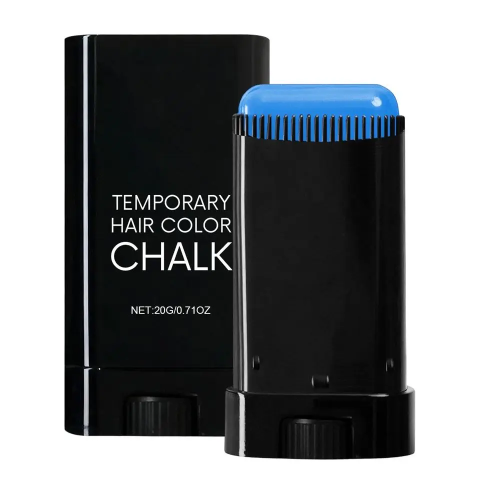 New Waterproof Comb Hair Dye Sweat-proof Blue Color Hair Colouring Cream Portable Easy to Use Hair Dye Comb Stick