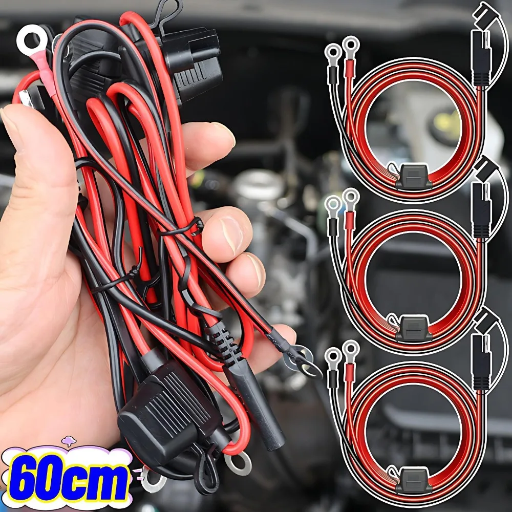 

Двойной быстроразъемный кабель SAE, удлинитель адаптера, солнечный кабель, удлинительный кабель SAE для уплотнительного кольца для зарядного устройства Maintai