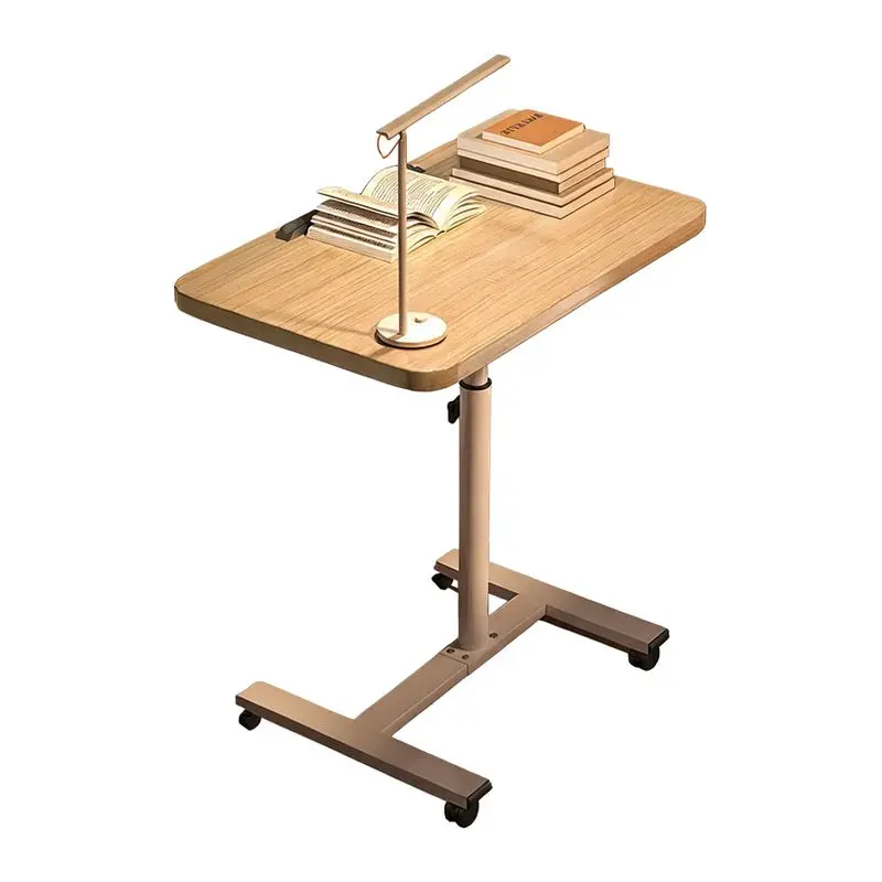 Solid Wood Simple Computer Table Movable Lifting Folding 360 Degree Rotating Desktop Sofa Bedside Notebook Table