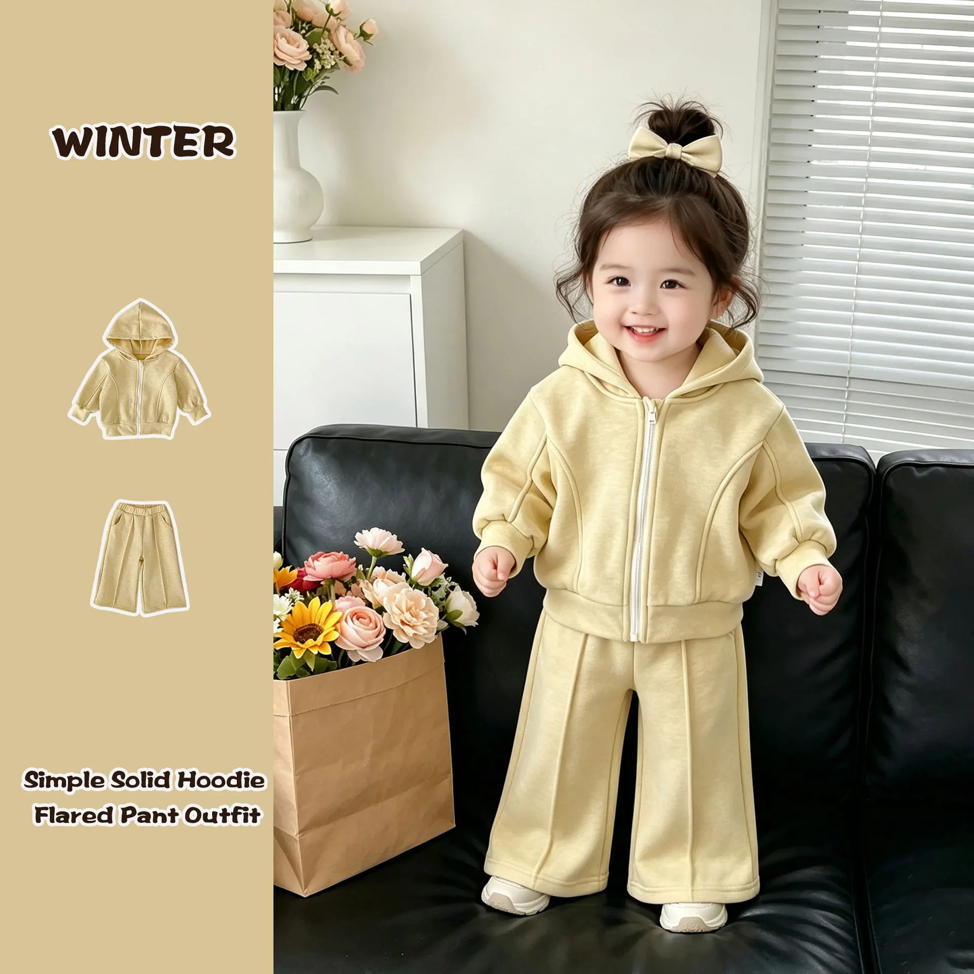 conjunto-de-2-piezas-de-forro-polar-para-ninas-invierno-2026--sudadera-con-capucha-y-cremallera-pantalones-de-pierna-ancha--conjunto-casual
