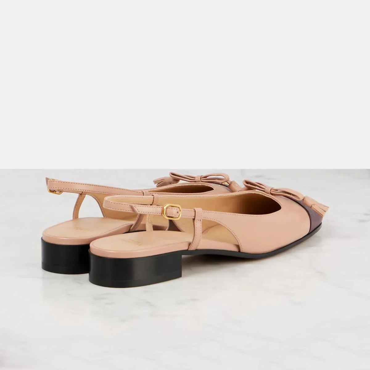 Arden Furtado Summer Cowhide Mixed Colors Bowknot Closed Toe Sandals Square Toe Tassels Low Heel One Word Buckle Sandals