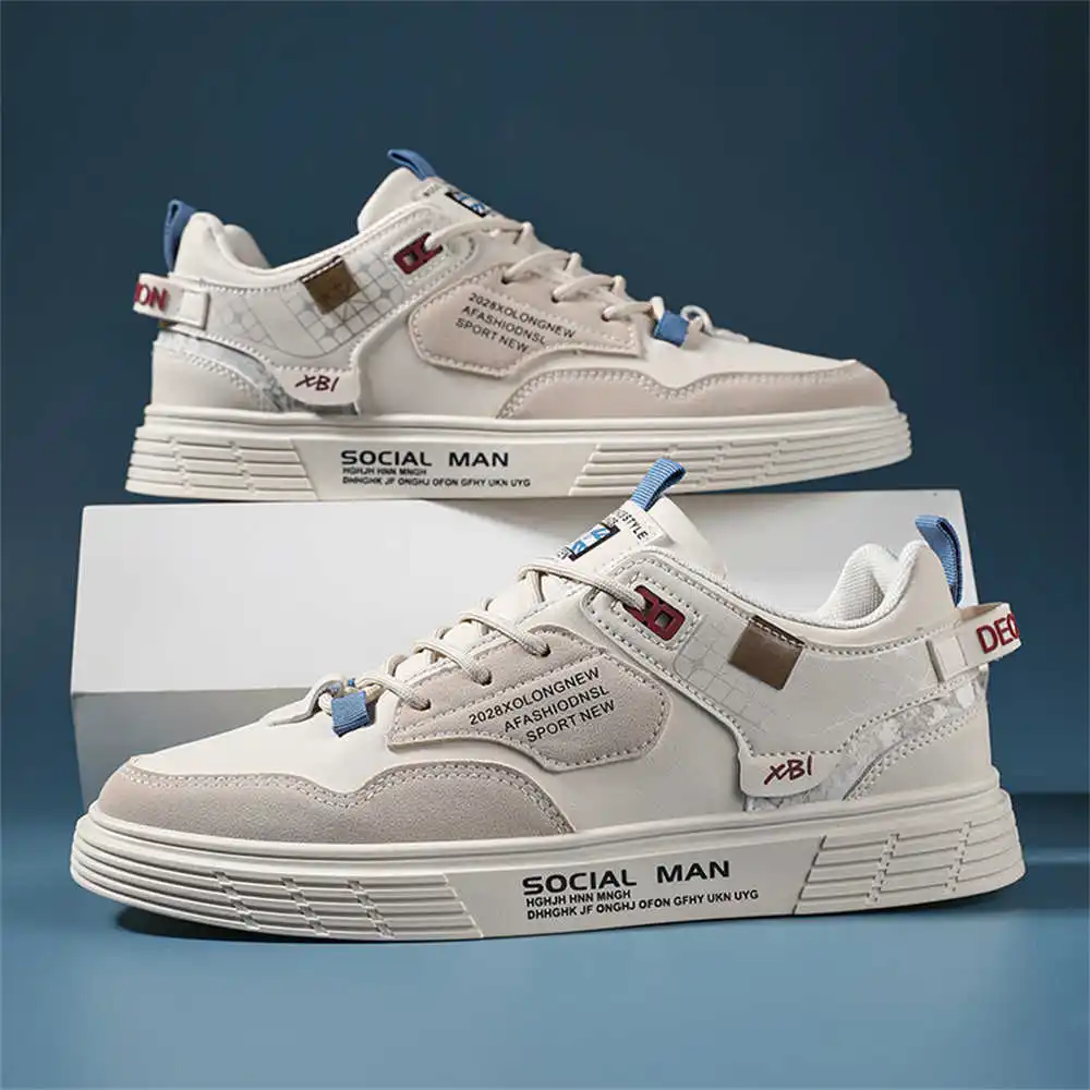 PU Leather Anti-slip Cheap Men Shop Woven Silver Sneakers Dark Shoes Sports Excercise Type Luxury High-level Tenix New Fast