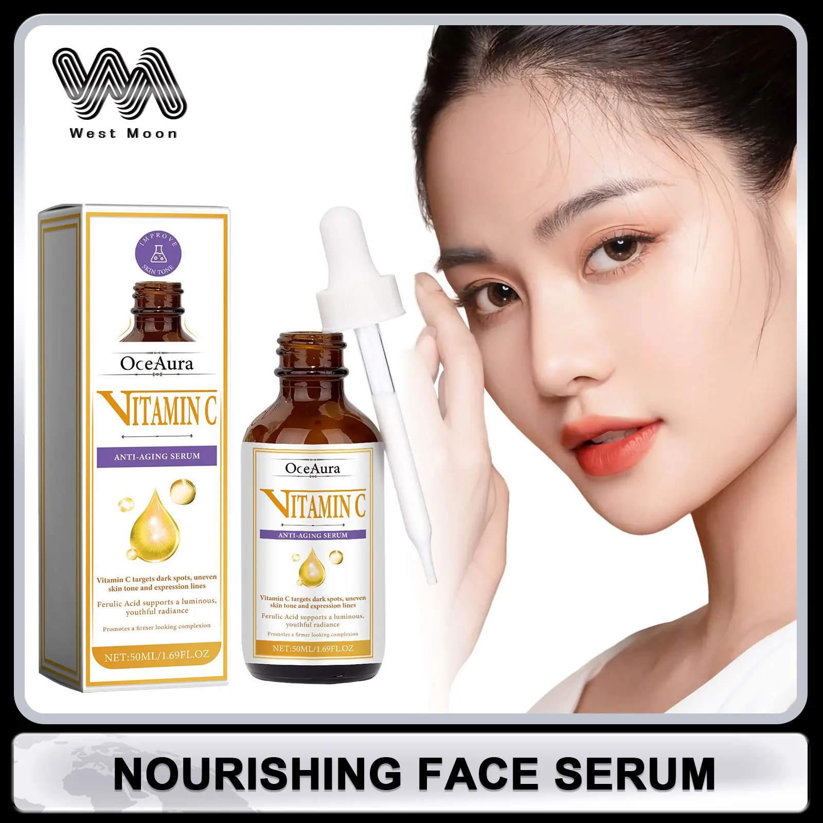 

Brightening Face Serum Eye Bag Remove Dark Circle Shrink Pores Oil Control Anti Dryness Firming Skin Moisturizing Facial Essence