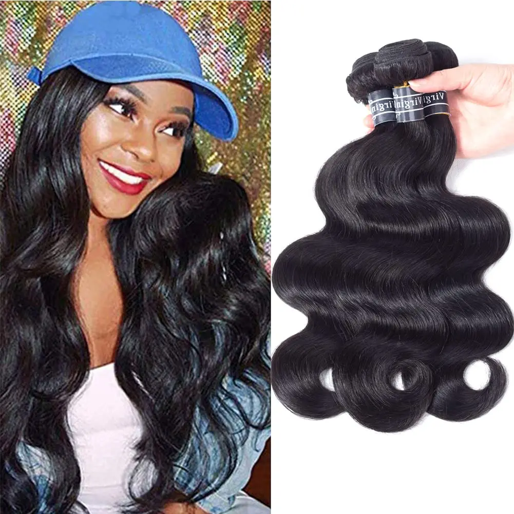 Human Hair Bundles Body Wave Bundles Human Hair 18 20 22 Inch 10A Grade 100% Unprocessed Brazilian Virgin Hair