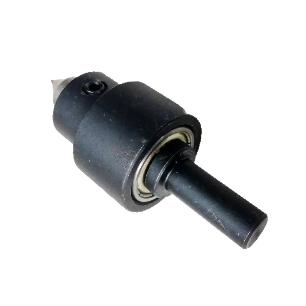 Wood Lathe Rotary Live Center Tailstock Precision Bearing Automatic Centering for Small Lathes 60mm/2.36in Metal Sealed Design