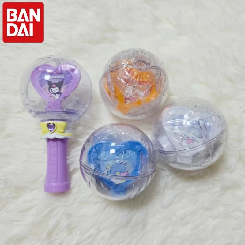 Bandai Original Gashapon Sanrio Kuromi Tuxedo Sam Glow Ball 02, Juguete Coleccionable en Cápsula, Figura de Anime Kawaii