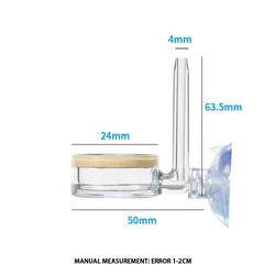 Nuovo acquario atomizzatore di CO2 trasparente diffusore di CO2 raffinatore integrato materiale PC speciale foglio di ceramica acquario atomizzatore di CO2