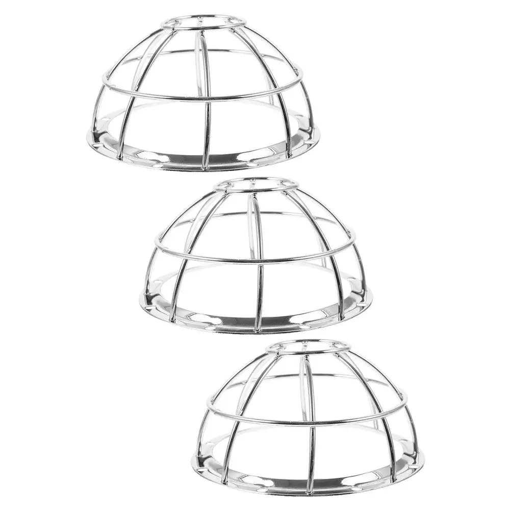 3Pcs Smoke Covers Metal Protective Guard High Efficiency Fire Sprinkler Head Protector Easy Installation