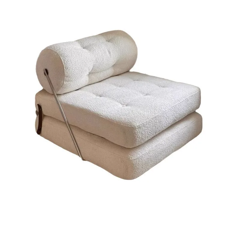 

Small apartment folding dual-purpose lunch break sofa bed bedroom can lie down and sleep rental room lazy tofu block sofa