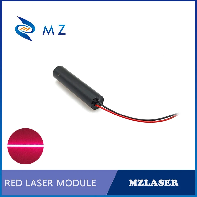 Laser à ligne rouge de qualité industrielle, technologie de diode, savoir à chaud, compact, type d'entraînement APC, Mini D, 10mm, 650nm, 10mW, 12V