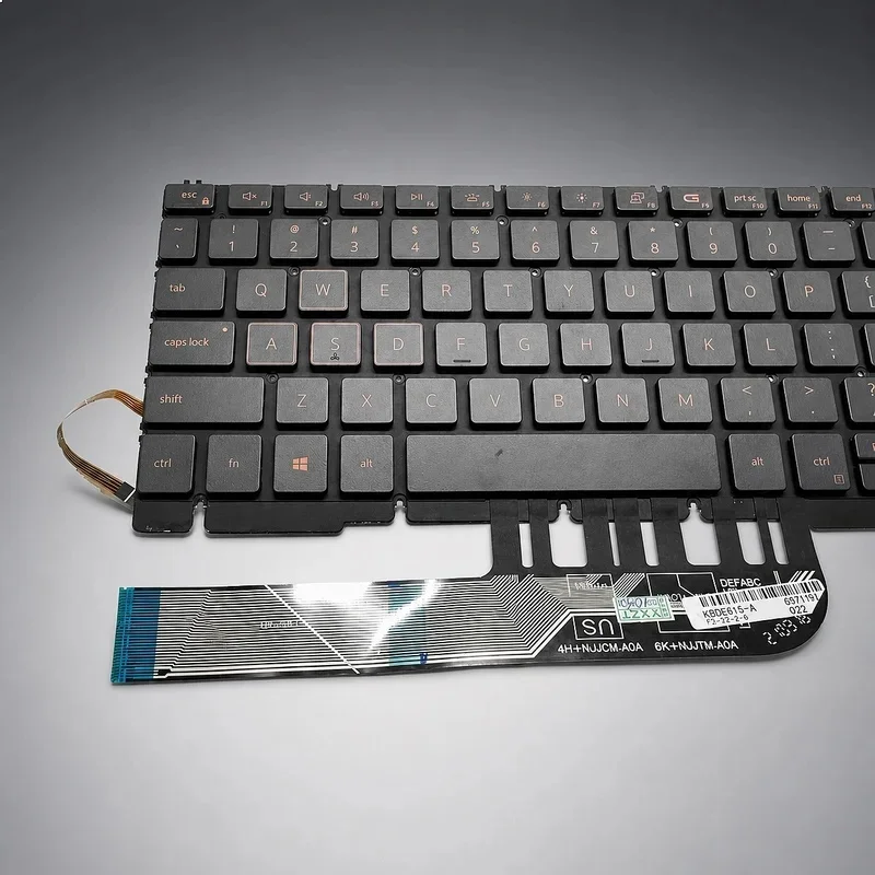dl+For DELL G15 5510 5511 5515 5520 0H4XRJ Backlit US Laptop Keyboard Replacement New