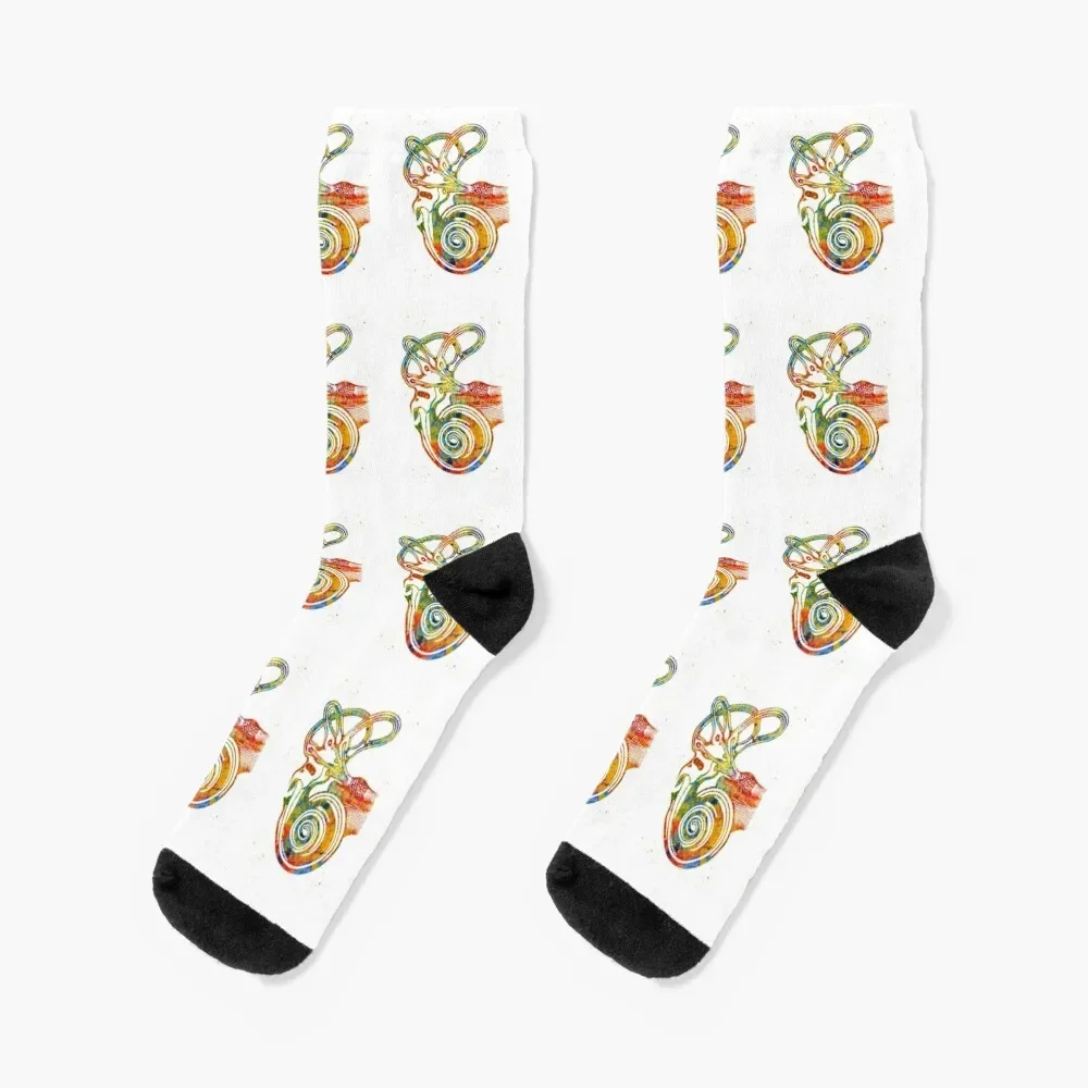 

Ear anatomy Socks custom man anti slip football Stockings man Socks For Men Women's