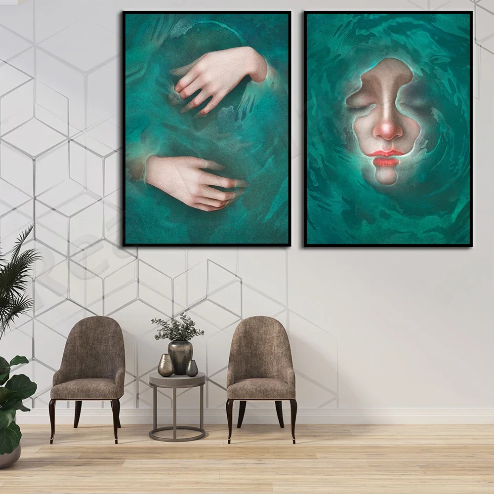 Ophelia in Shakespeare's play Hamlet | Art Printing | Literary Gifts | Shakespeare Poster