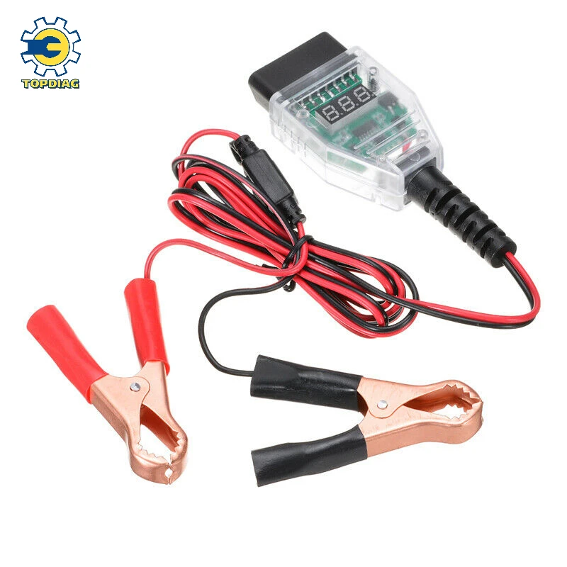 Herramienta de reemplazo de batería automotriz OBD2, Ahorrador de memoria de apagado de computadora de automóvil, Cable de fuente de alimentación de emergencia, Universal profesional