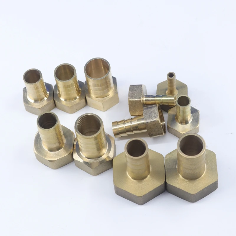 5pcs G1/2  6~20mm Inner Wire Copper Pagoda Hose Skin Tube Brass Fittings Oxygen Pipe Water Pipe Joint