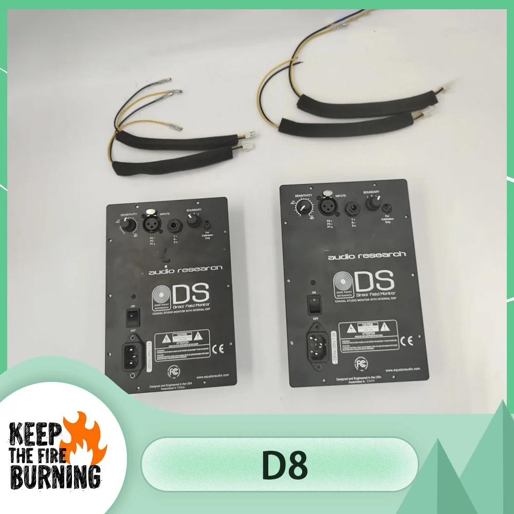 2 Pcs Monitor Speaker Loudspeaker Direct Field Monitor Power Audio Active Speaker Amplifier Module DSP For Equator Audio D8