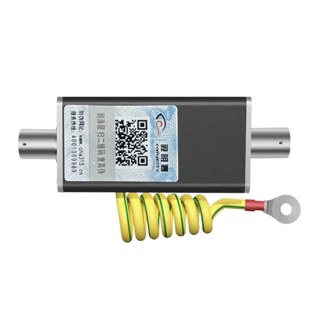 Surveillance Video Lightning Arrester Analog Camera Bnc Signal Surge Lightning Protection Arrester