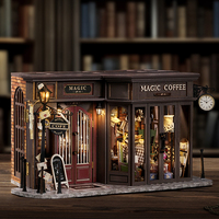 Wooden Mini Doll House DIY 3D Puzzle Assembly Building Model Room Toys Home Bedroom Decoration With Furniture Gifts DollHouses