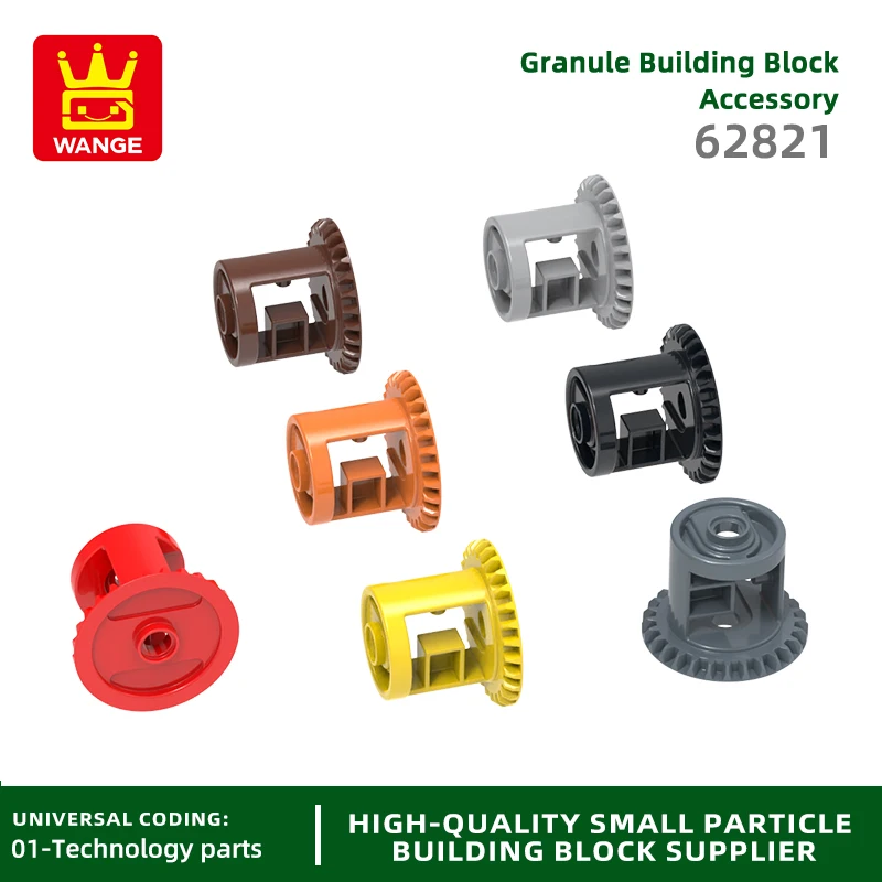 20 Stück/Los 62821 technisches Getriebe differential 28 Zahnkegel-Innen laschen mit geschlossener Mitte, kompatibel mit Block Moc Color City