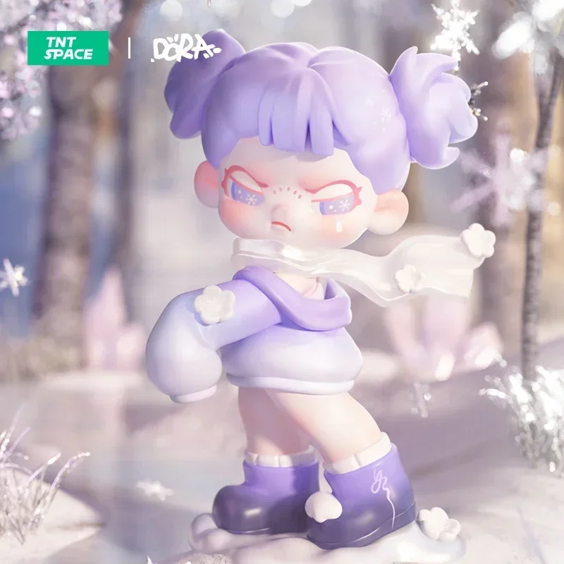 

TNTSPACE DORA Winter Series Anime Action Figure Guess Bag Ornament Figurines Home Decor Desktop Dolls Model Girls Gift