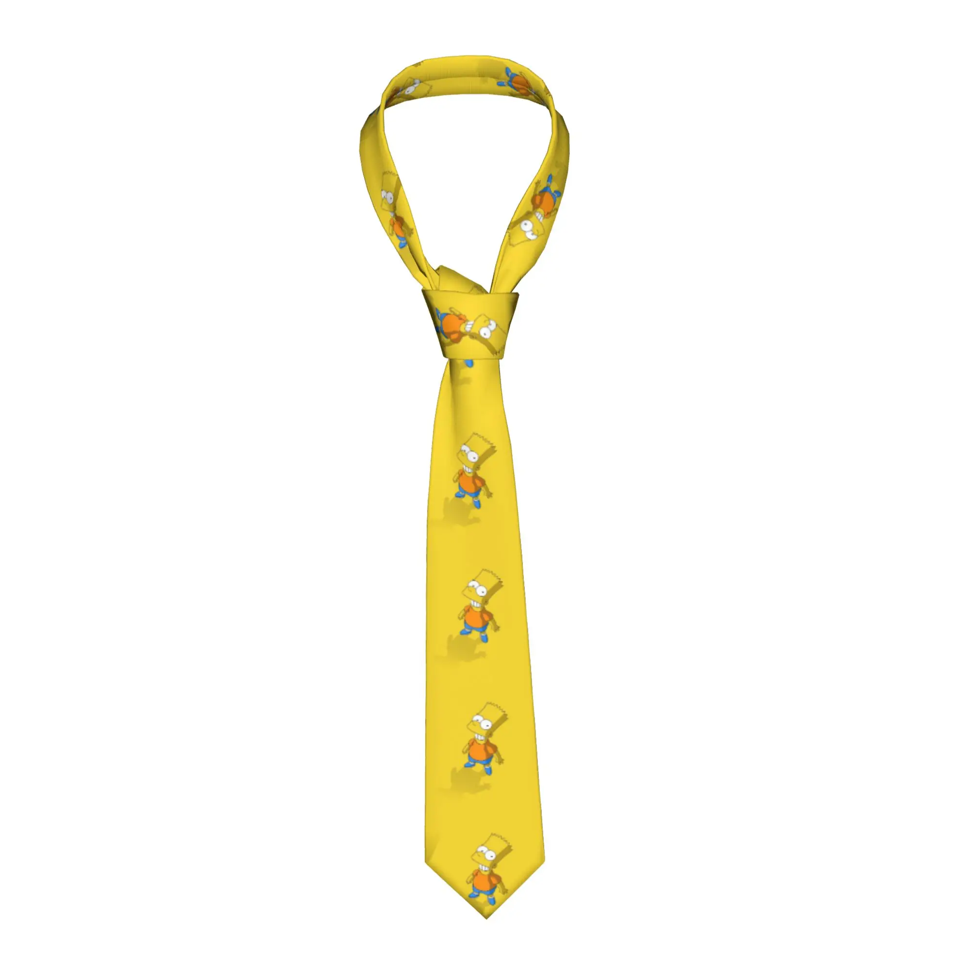 Cartoon The S-Simpsons Necktie Men Slim Classic  Neck Tie for Mens Shirt Accessories Cravat