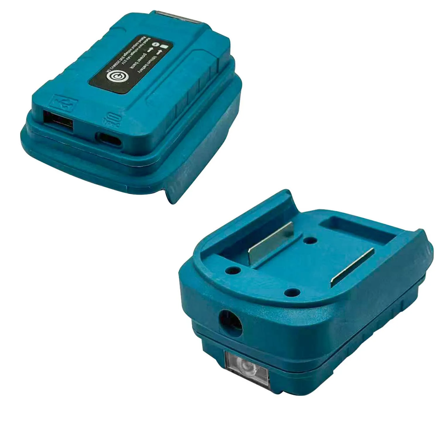 Battery Adapter Battery Converter 21V To 5V USB Charging Power -Bank With DC Head For BL1830BL1840 Power Tools Accessories
