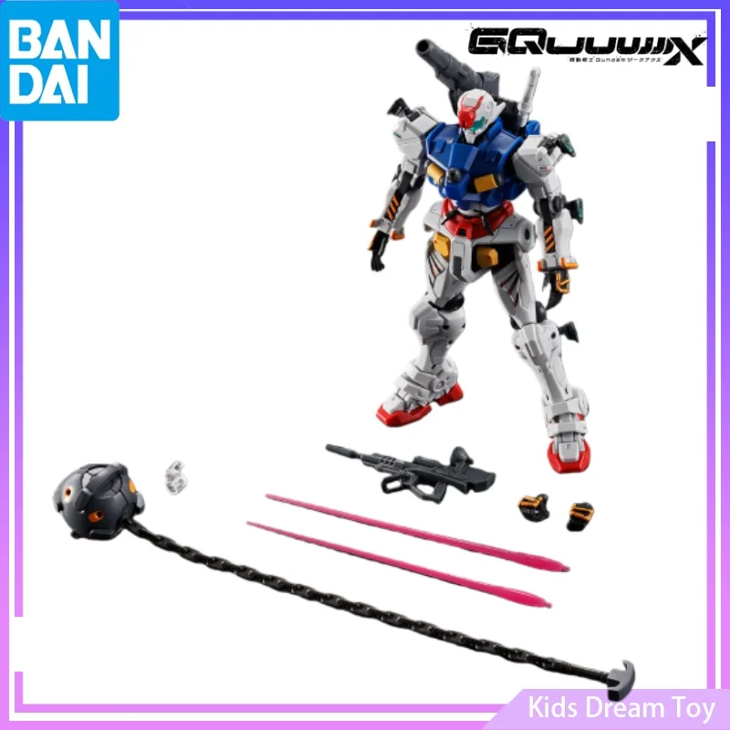En Stock montaje Original Bandai HG Gundam GQuuuuuuX Anime blanco GUNDAM & CHAR'S ZAKU(GQ) figuras de acción juguetes modelo coleccionable