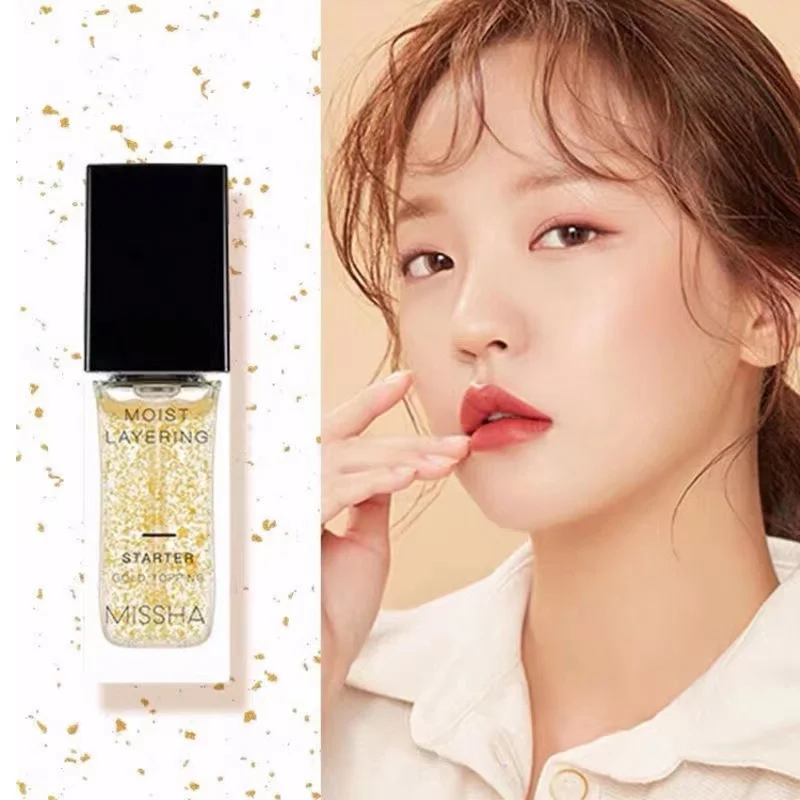 MISSHA Moist Layering Starter Gold Topping 30ml Moisturize Hydrating Face Foundation Easy to Wear Cosmetics