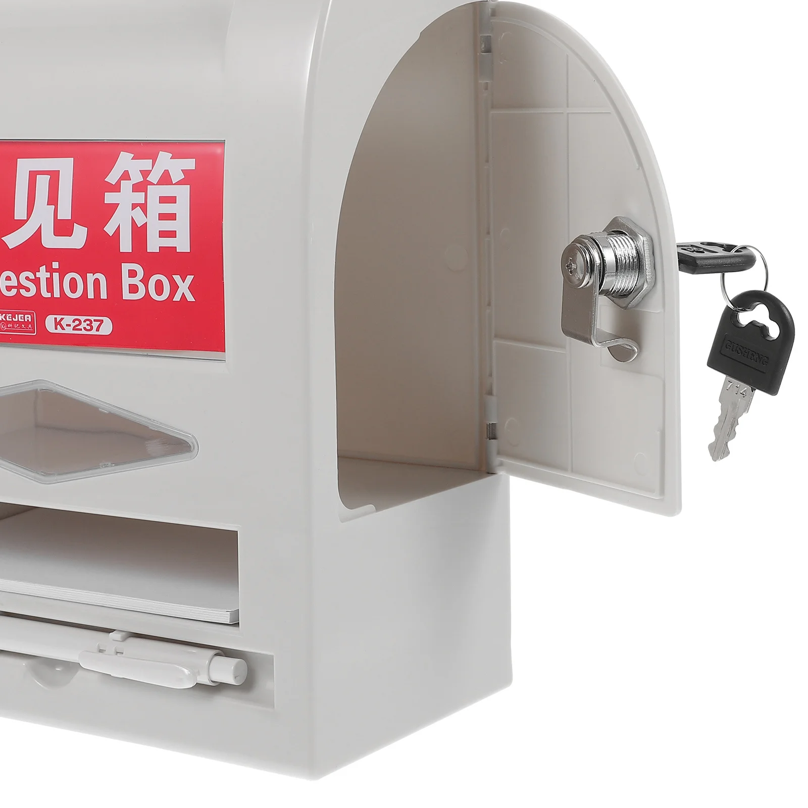 

1 Set Wall Mount Mailbox Reusable Post Locking Letter Collection For Home Office Aluminum Alloy Suggestion Box Wall Mount Mail