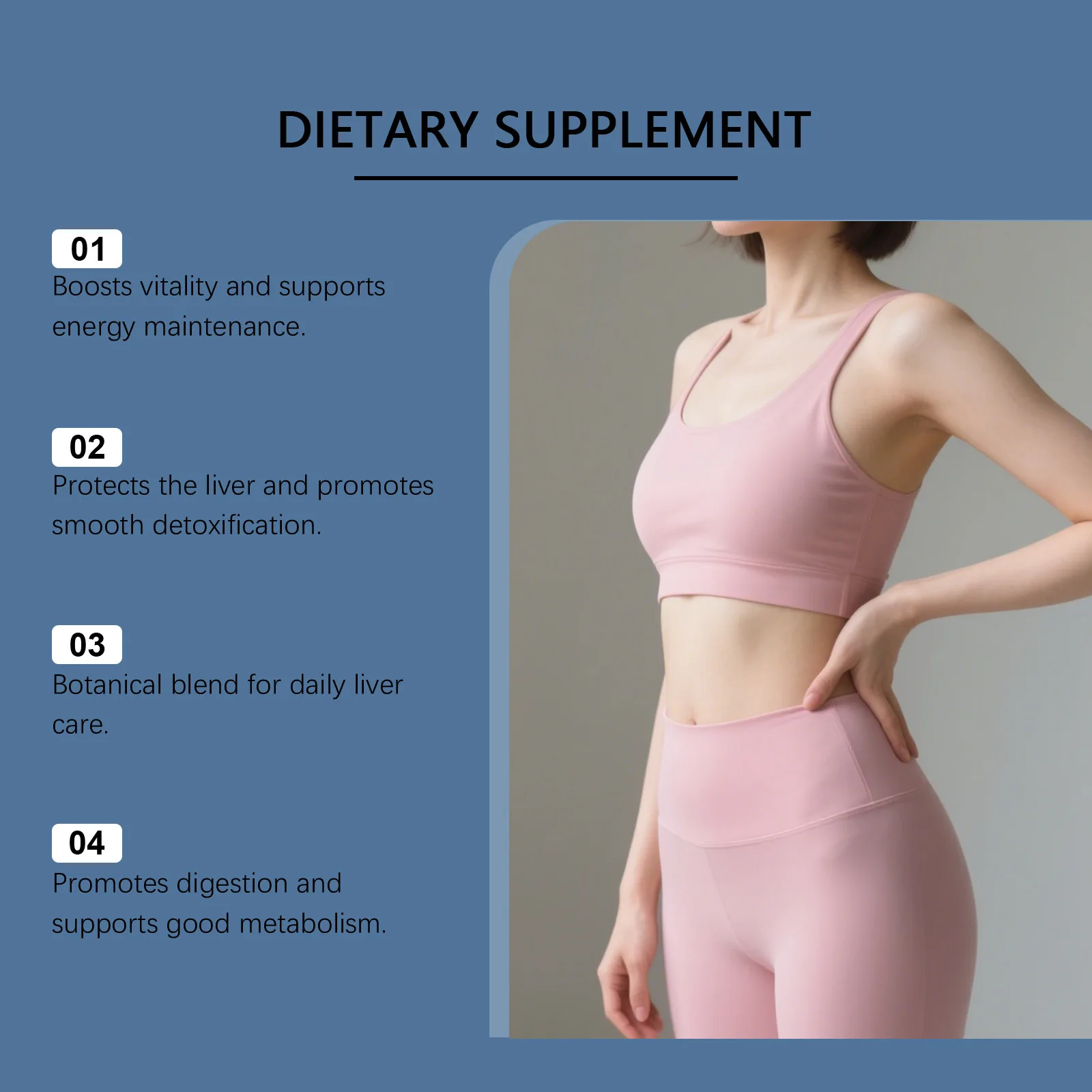 DOCTEAT Liver Health Drops Detox Promote Intestinal Digeste Maintain Blood Sugar Balance Burn Fat Boost Immunity Body Care Drops view 4