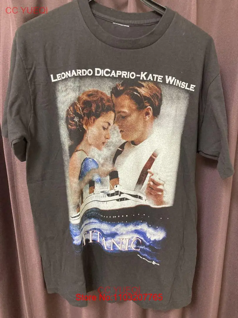 Titanic DiCaprio 90s 00s Vintage T Shirt No.mv2524