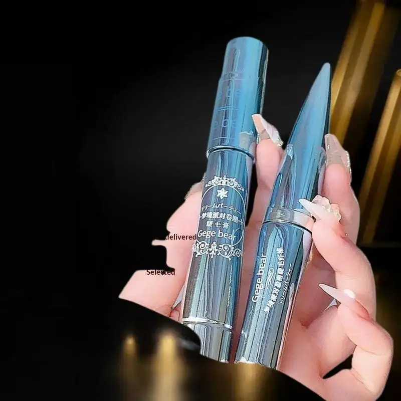 Gege Bear 防水マスカラ ブラック 長持ちするエクステンションまつげ 長くしてカールする化粧品 目元用