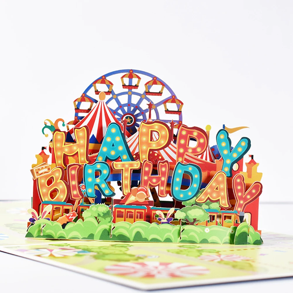 

Birthday Card Gift Blessing Greeting Cards Paper Delicate Lovely