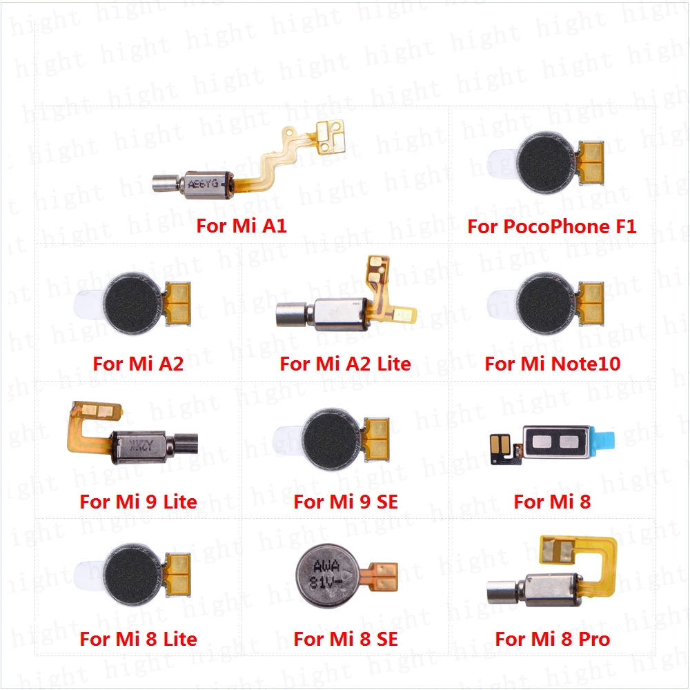 

Vibrator Module Flex Cable For XiaoMi PocoPhone Poco F1 Mi A2 A1 Note 10 9 8 6 Lite Pro SE Vibration Motor Repair Parts