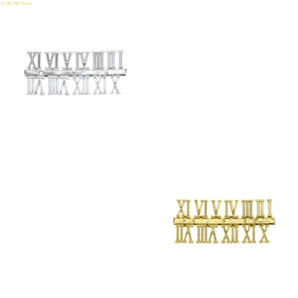 W3JE Arabic Roman Numeral Clocks Number Plate Taste Wall Clock Accessories DIY Craft