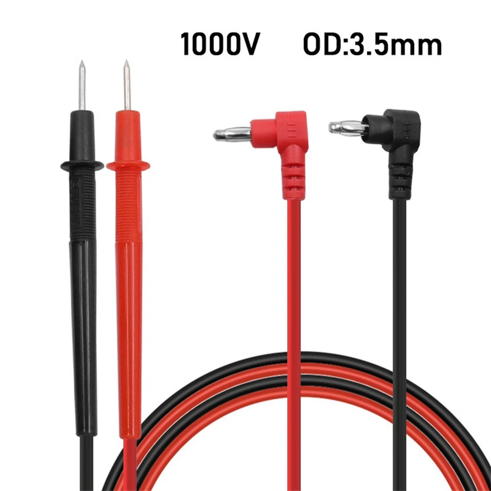 2PCS Multimeter Table Pen Probe Test Leads Pin For Digital Multimeter Clip Leads Cable Multi Meter Tester Lead Probe Wire Pen