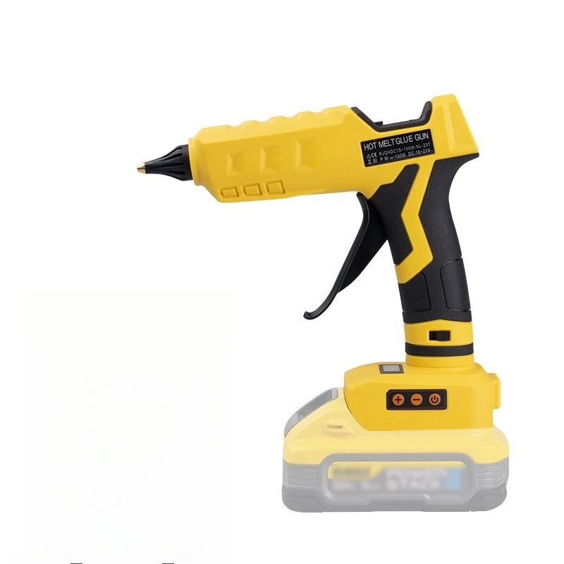 

Wireless Hot Glue Gun with Digital Display Adjustable Temperature Dual Power