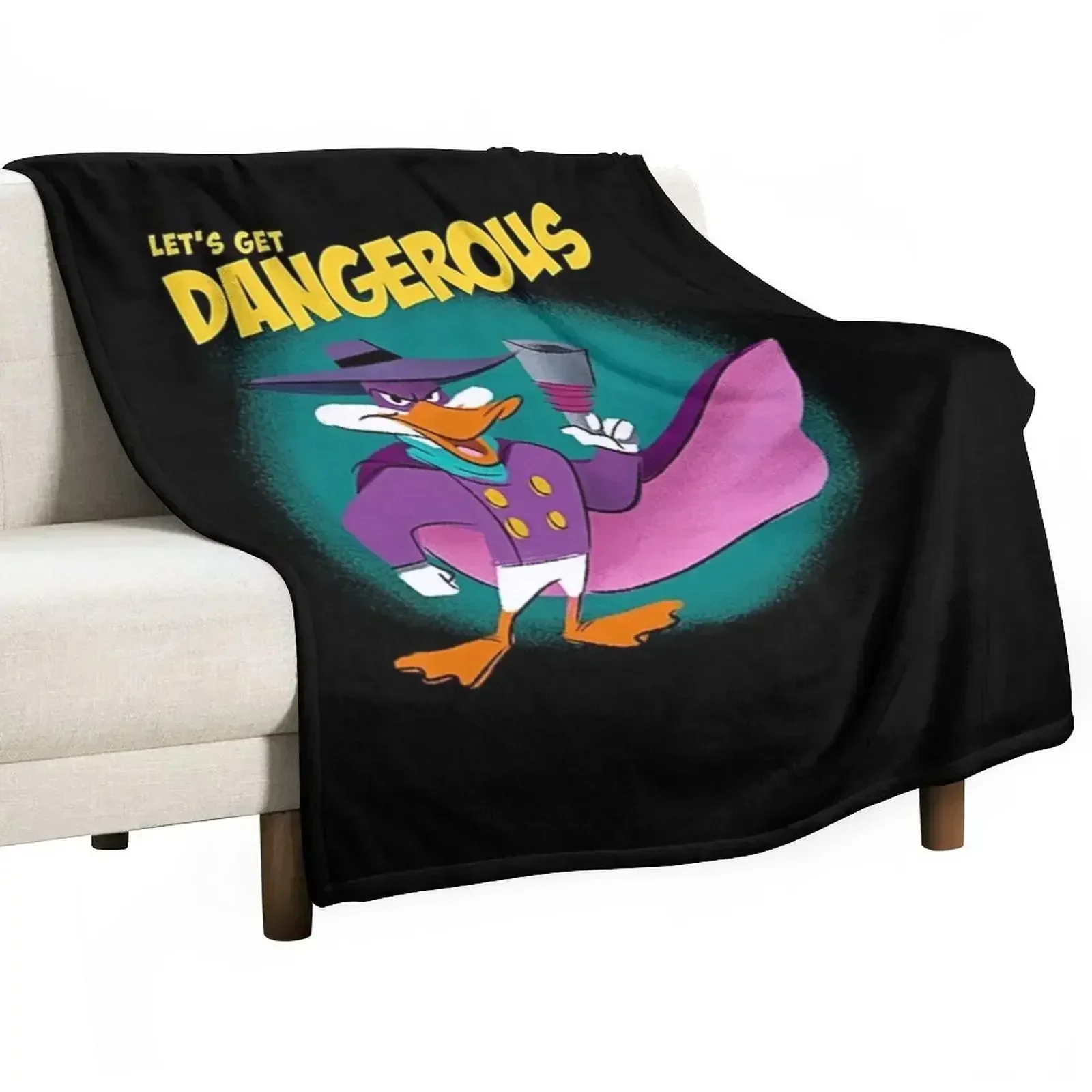 Lets get dangerous Throw Blanket warm for winter Luxury Brand Giant Sofa Soft Plaid Soft Big Soft Beds Blankets