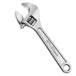 6 inch Adjustable Wrench Wide Ratchet Spanner Wrench for Repair