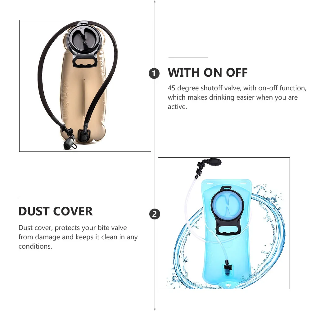 

Silicone Suction Nozzle Bite Valve Hydration Bladders Water Mouthpiece Replacement Bottle Quick Disconnect Sheaths Valves