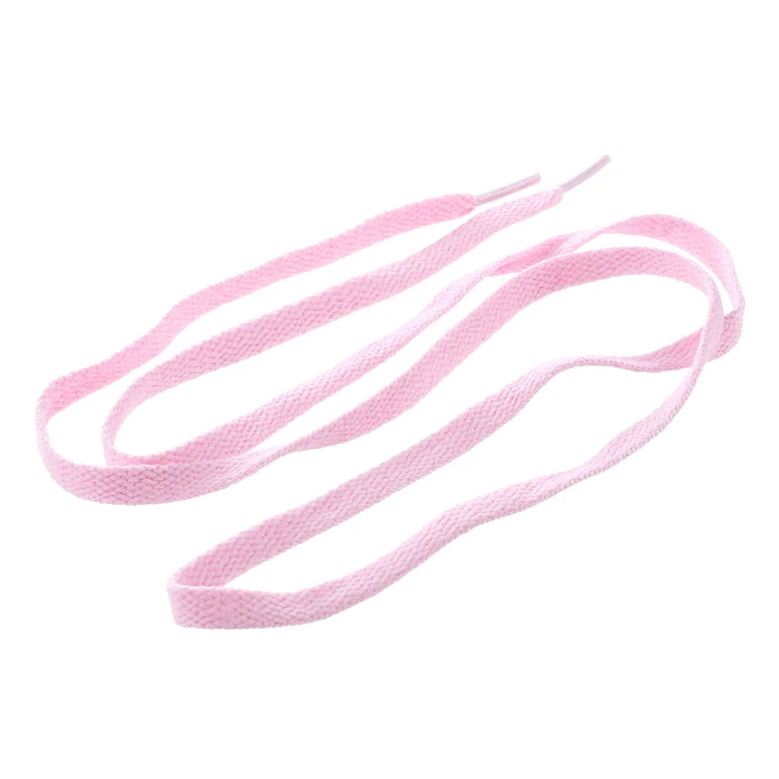 44" Solid Flat Shoelaces Strings Laces for Sneaker Pink