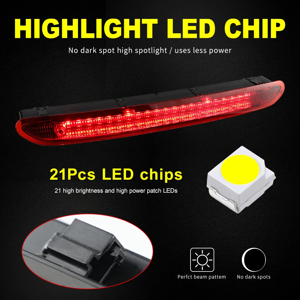 1pcs Car Third Stop Lamp LED Brake Light CANbus  for VW Golf 6 Mk6 Polo-6R 2012-2017 5K0945087B 5K0 945 087 B