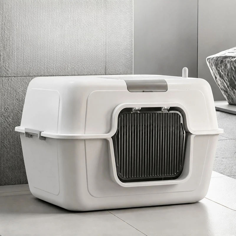 Closed Litter Box Side Entrance Small Plastic Training Accessories Litter Box Sandbox Toilet Defecation Arenero Gato Home Items