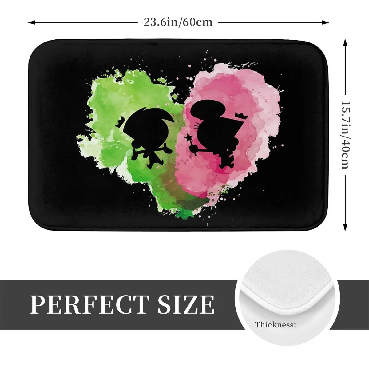 Fairly Oddparents Cosmo Doormat Kitchen Entrance Home Floor Mat Anti-slip Carpet Rug for Bedroom Footpad Mats