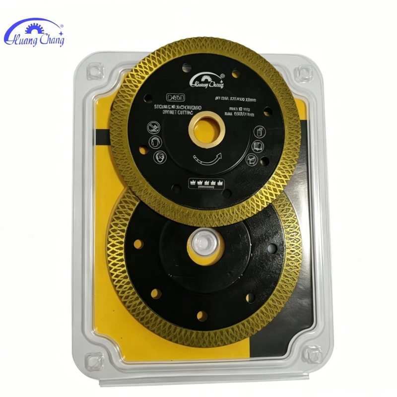 HuangChang 2pcs 115/125mm Super Thin Diamond Saw Blade Sharp Diamond Cutting Disc for Tile Ceramic Masonry Quartz Cutting Blade